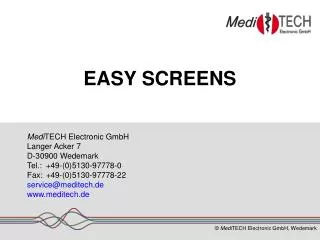 easy screens