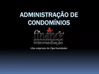 administra o de condom nios