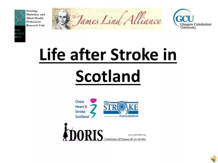 life after stroke in scotland
