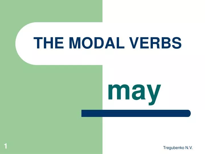 the modal verbs