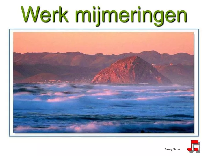 werk mijmeringen