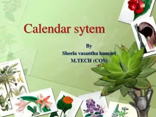 Calendar sytem