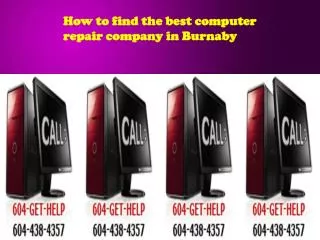 How to find the best computer repair company in Burnaby
