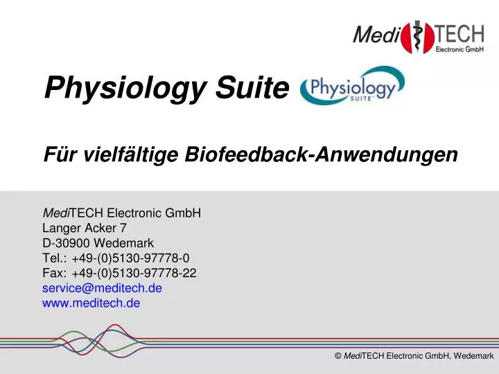 physiology suite f r vielf ltige biofeedback anwendungen