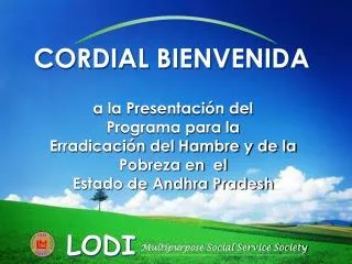 cordial bienvenida