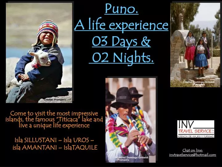puno a life experience 03 days 02 nights