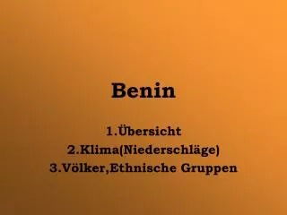 benin