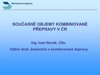 sou asn objemy kombinovan p epravy v r