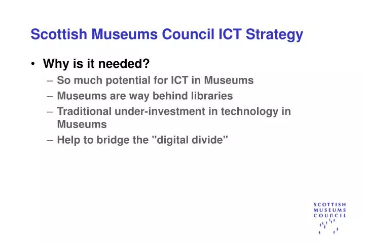 scottish museums council ict strategy
