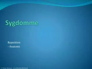 sygdomme