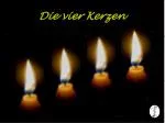 Die vier Kerzen - slide 1