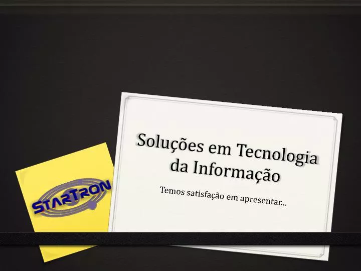 solu es em tecnologia da informa o