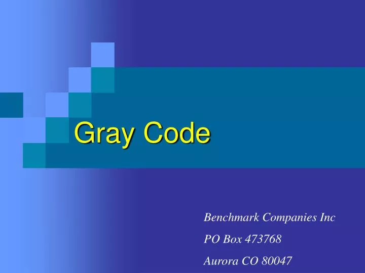 gray code