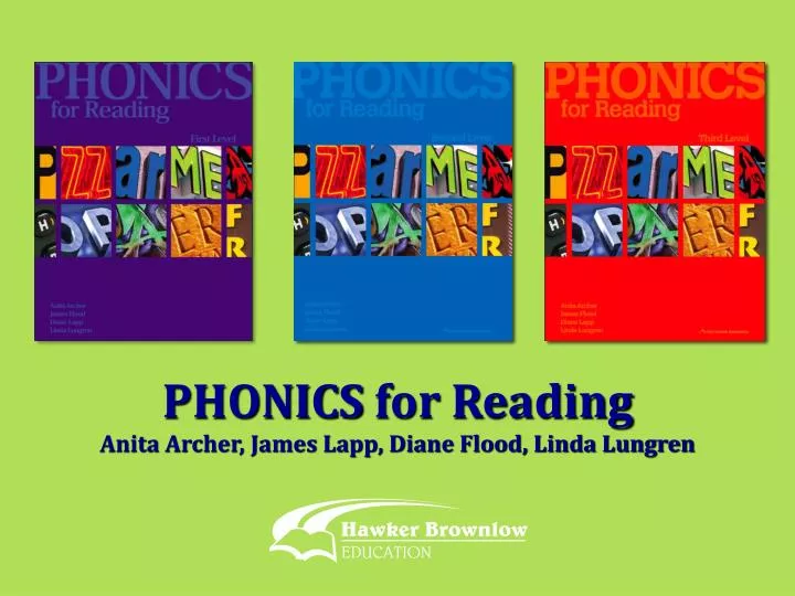 phonics for reading anita archer james lapp diane flood linda lungren