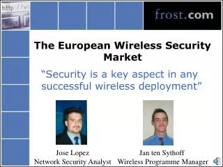 The European Wireless Security Market