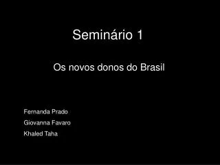semin rio 1