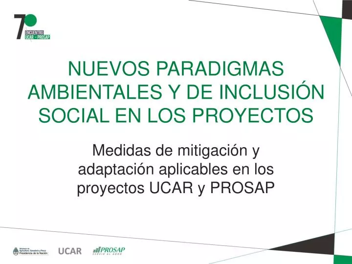 nuevos paradigmas ambientales y de inclusi n social en los proyectos