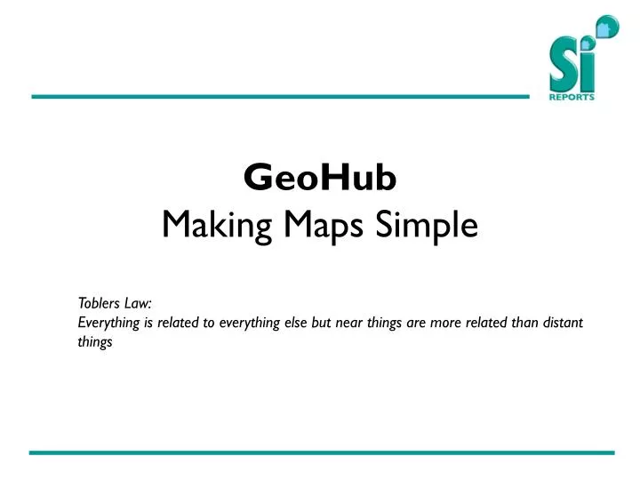 geohub making maps simple