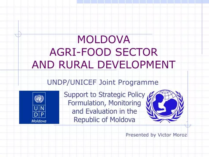 moldova agri food sector and rural development