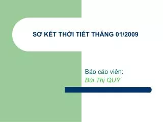 s k t th i ti t th ng 01 2009
