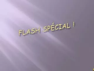 flash sp cial