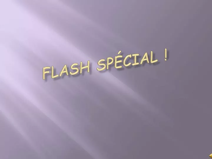flash sp cial