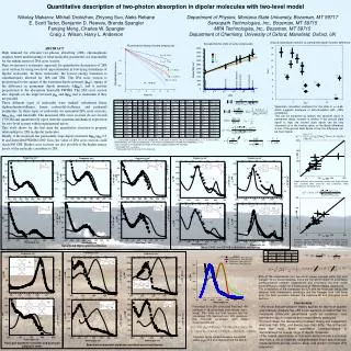 Quantitative description of two-photon absorption in dipolar molecules with two-level model