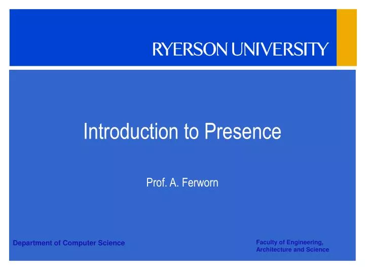 introduction to presence