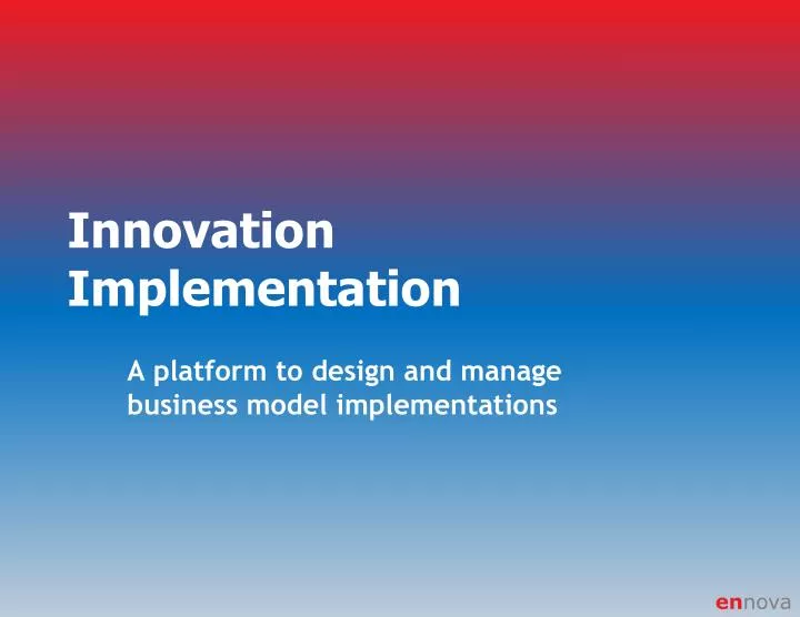 innovation implementation
