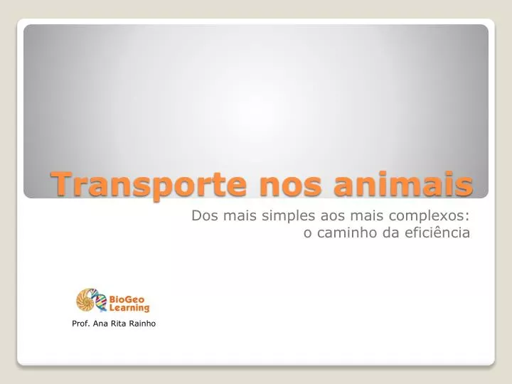 transporte nos animais