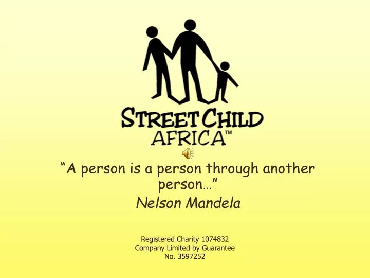 a person is a person through another person nelson mandela