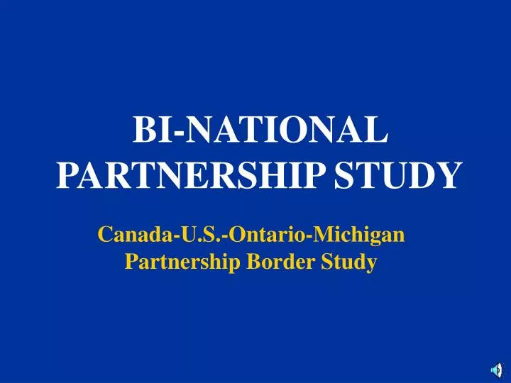 bi national partnership study