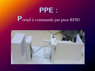 ppe p ortail commande par puce rfid