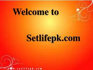 Welcome to Setlife pk