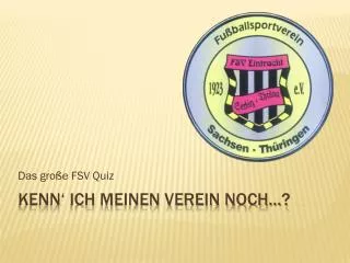 das gro e fsv quiz