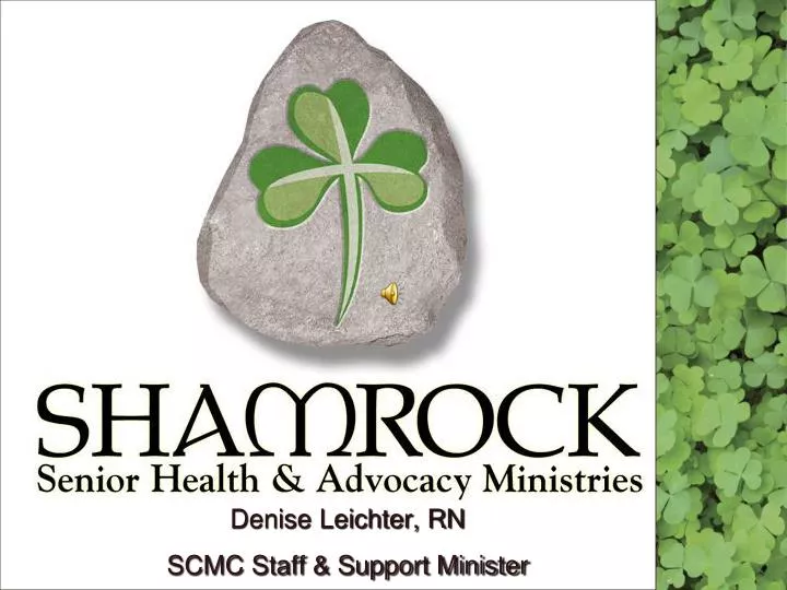 s enior health and advocacy ministries