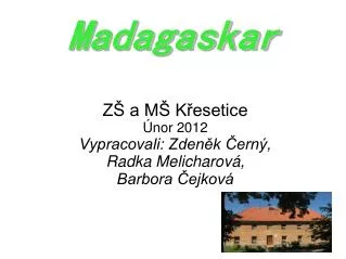 z a m k esetice nor 2012 vypracovali zden k ern radka melicharov barbora ejkov