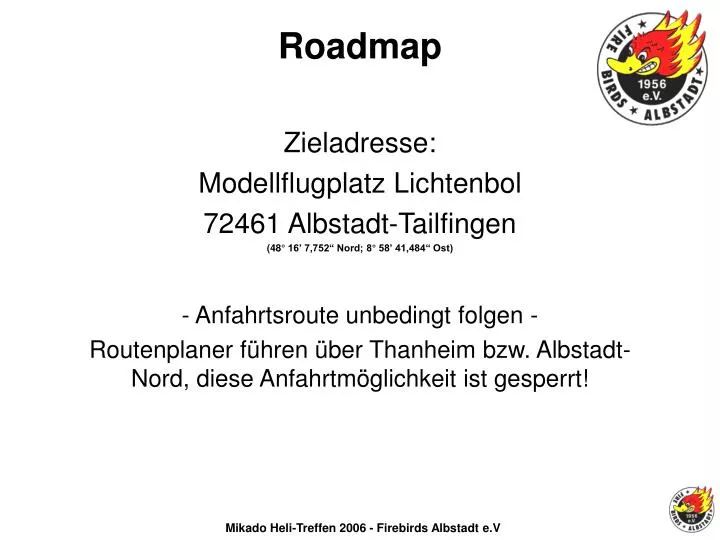 roadmap