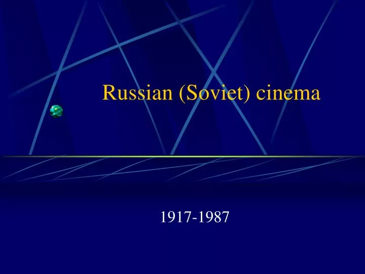russian soviet cinema
