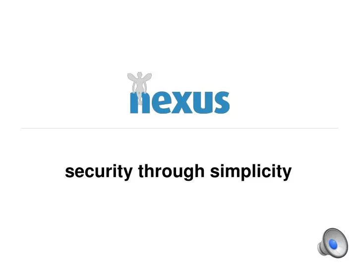 security through simplicity