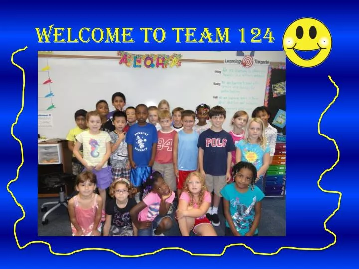 welcome to team 124