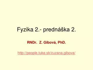 fyzika 2 predn ka 2