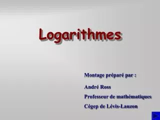 logarithmes