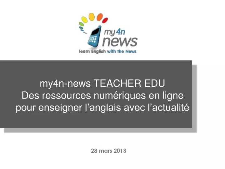 my4n news teacher edu des ressources num riques en ligne pour enseigner l anglais avec l actualit