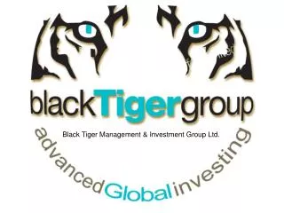 Black Tiger Management &amp; Investment Group Ltd.
