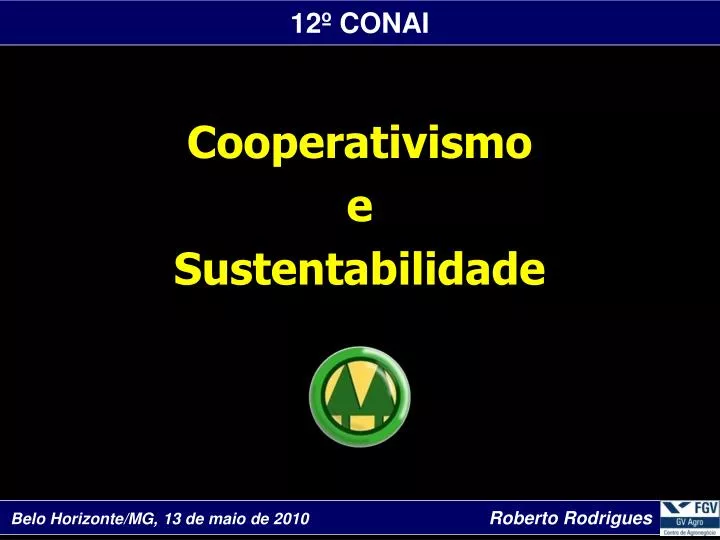 cooperativismo e sustentabilidade
