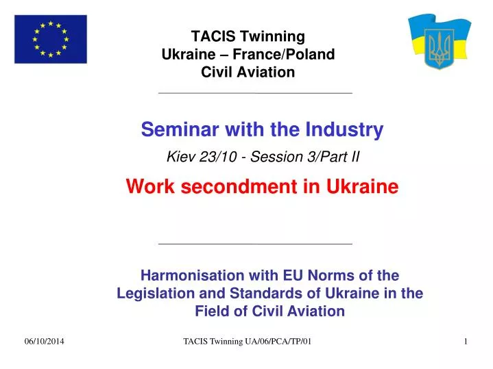 tacis twinning ukraine france poland civil aviation