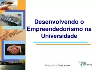 desenvolvendo o empreendedorismo na universidade