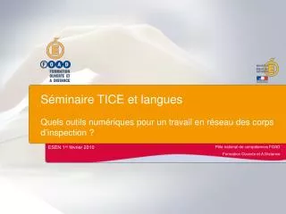 s minaire tice et langues quels outils num riques pour un travail en r seau des corps d inspection