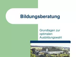 bildungsberatung